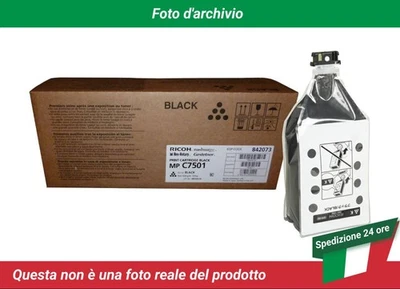 842073 Ricoh Aficio MP C6501SP Cartuccia del Toner Nero - Immagine 1 di 4