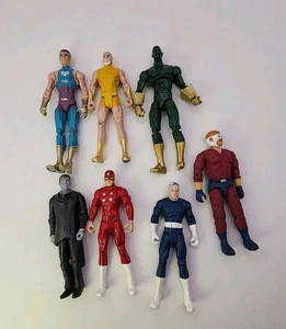 Lote de 8 figuras de acción mixtas Marvel DC Gi Joe 3,75 forraje personalizado pintadas a mano  - Imagen 1 de 6