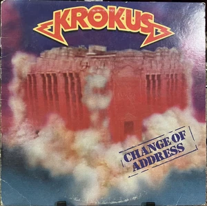 Krokus ~ Change of Address LP Album 1986 Arista AL8-8402 Record VG+/VG+ - Picture 1 of 4