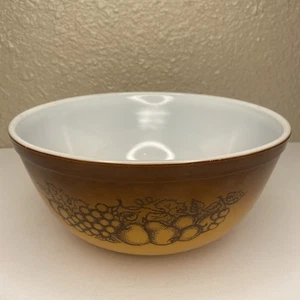 Vintage Pyrex 403 2 1/2 QT Schüssel Obstgarten Orange Mischen Verschachtelung 2,5 Quart - Bild 1 von 7