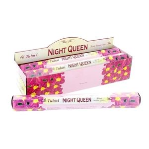 Tulasi Räucherstäbchen - 6 Boxen x 20 Stäbchen = insgesamt 120 Stäbchen - NIGHT QUEEN - Bild 1 von 1