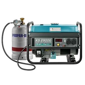 2900 W Gas- u. Benzin-Generator Stromaggregat Stromerzeuger KS 2900G - Bild 1 von 9