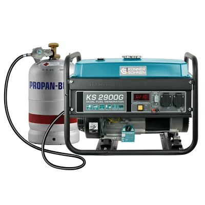 2900 W Gas- u. Benzin-Generator Stromaggregat Stromerzeuger KS 2900G  - Bild 1 von 4