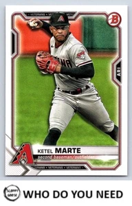 Ketel Marte  2021 Bowman #63 - Picture 1 of 2
