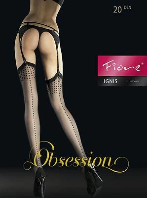 MEDIAS FIORE IGNIS DOT BACK, MUSLO LIGUERO 3 TALLAS FINAS EUROPEAS NEGRAS Foto 1 de 4