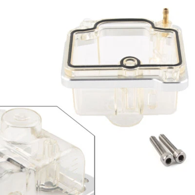 Transparent Carburetor Bottom Float Bowl Plastic Shell fit for PWK I/II/III Carb - Imagem 1 de 4