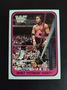 WWF MERLIN 1991 TRADING CARDS WRESTLING BRET HART n 32/150 OTTIMA - Imagen 1 de 2