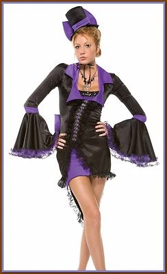 Fantasia Feminina Adulta Vampira Gótica Desejo Escuro P/M, Vestido, Jaqueta -NOVO - Imagem 1 de 4