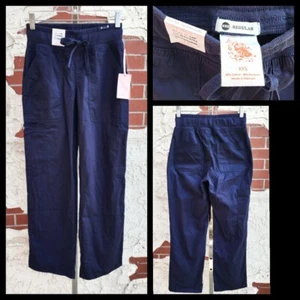 New XXS women KOI 713 Morgan Roll It Up Or Down Dark Navy Blue Nurse Scrub Pant - Picture 1 of 20