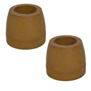 Craton Boat Roller End Caps ESR245N | 2 1/2 x 5/8 Inch Tan (Pair) - Picture 1 of 4