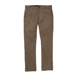 Volcom Frickin Modern Stretch Men's Casual Pants, Mushroom, 34x32 - Picture 1 of 2