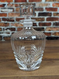 Royal Crystal Rock RCR Aurea Round Decanter & Stopper Vintage Crystal Barware - Picture 1 of 5