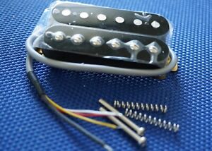 Alnico 5 Humbucker PICKUP Guitar Parts 4 Wire Black - Neck Position