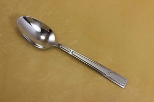 Pfaltzgraff Stainless Silverware - MANHATTAN FROST - Soup Spoon - Picture 1 of 2