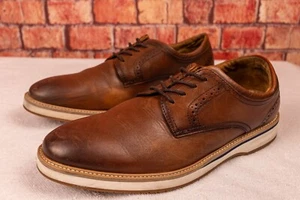 Aldo Herren Hybrid Oxford elegante Schuhe - cognacbraun mit weißer Kontrastsohle - 7 - Bild 1 von 11