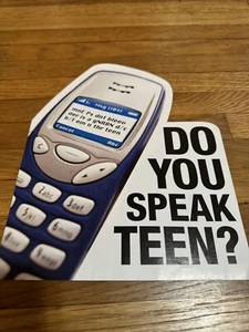 Vintage The Anti Drug Advertising DO YOU SPEAK TEEN? - Picture 1 of 3