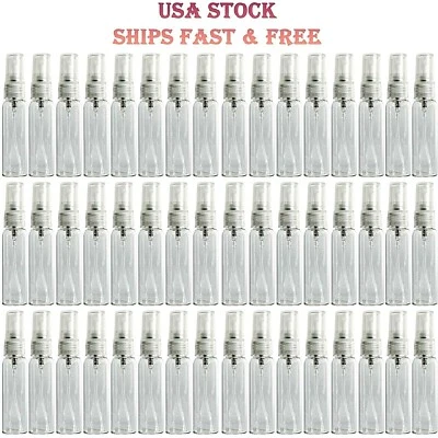 10 мл 0,33 унц пустые духи стекла мини спрей флаконы прозрачный распылитель заправляемый - Изображение 1 из 4