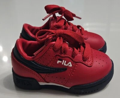 Fila Original Fitness Toddlers' Size 5 Shoes Red-Navy-White 7VF80105-640 - Image 1 of 4