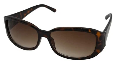 Óculos de sol Kenneth Cole Reaction envoltório retangular tartaruga, lente marrom KC1210 52F - Imagem 1 de 4