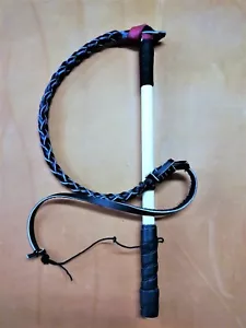 Free Post All Australian Mini leather Stock Whip - Bild 1 von 5