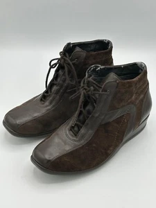 Waldläufer Damen Stiefeletten Braun Leder/Textil, Gr. 37 - Bild 1 von 8