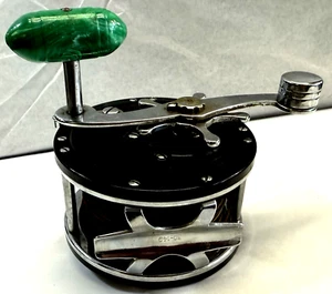Penn  149 Deep Sea Reel No 149.  Trolling reel. With  Metal Spool. Red Handle - Bild 1 von 4