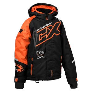 Castle X Men's Code G5 Snowmobile Jacket Black/Orange sizes M-3XL - Picture 1 of 2