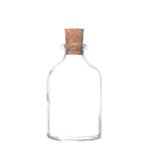 Small Glass Bottles With Corks 50ml Mini Bottle for Wedding Favours Liqueurs - Picture 1 of 7
