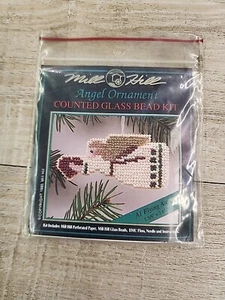 1990 Mill Hill Holiday Ornament Counted Glass Bead Kit A1 Flying Angel - Picture 1 of 2