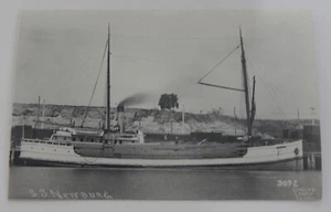 Steamship Steamer NEWBURG real photo postcard RPPC - Picture 1 of 2