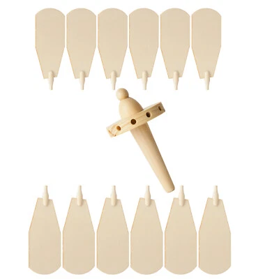 Replacement Parts 12 Fan Blades & 1 Blade Hub Kit for German Christmas Pyramid - Image 1 of 4