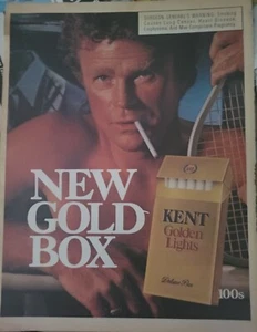1985 Kent Golden Lights cigarette Handsome Man vintage ad - Picture 1 of 1