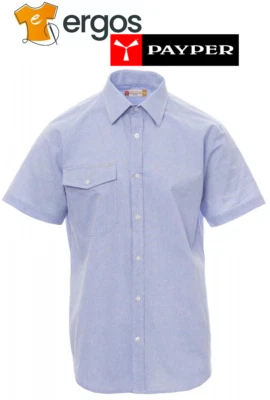 Payper SPECIALIST SUMMER Camicia Uomo Sfiancata a Manica Corta Da Lavoro Divisa - Immagine 1 di 2