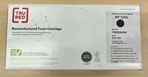 TRU RED™ Remanufactured Black Standard Yield Toner Replacement for HP 125A - Picture 1 of 2