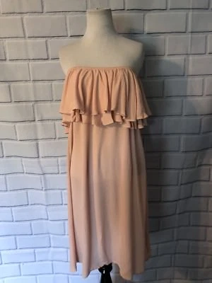 Nuevo con etiquetas Vestido One Hart Fuera del Hombro Talla M Rosa Claro Fiesta Regreso a Casa Junior $59 Foto 1 de 4