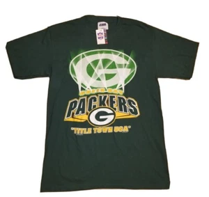 Green Bay Packers shirt Vintage 90's deadstock sz XL New w tags "Title Town USA" - Picture 1 of 7