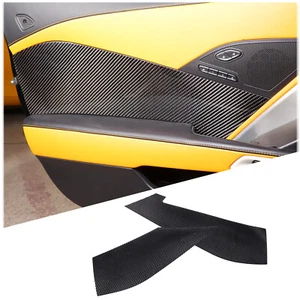 Carbon Fiber Interior Door Panels Sticker Trim For Corvette C7 2014-2019 - Picture 1 of 9