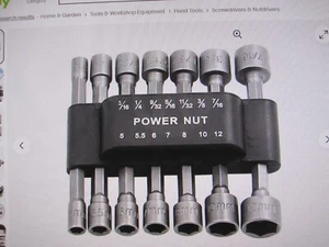 14 PC METRIC/COMBINATION HEX SOCKET WRENCH SET LOT #N19 - Picture 1 of 1