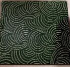 NEXT Green/Gold Patterned Glass Placemats Set of 2 Felt Backed Placemats Boxed