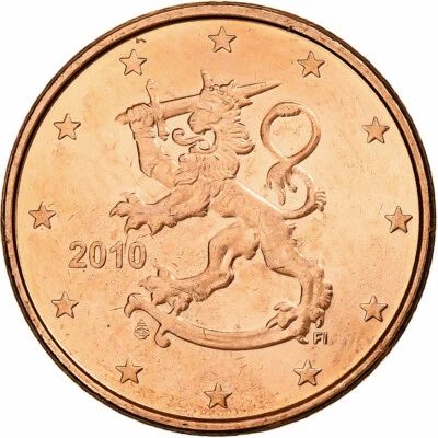 [#1047284] Finland, 5 Euro Cent, 2010, Vantaa, Copper Plated Steel, MS, KM:100 - Image 1 of 2