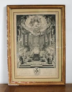 Eau forte, taille douce de Sébastien Le Clerc 1637-1714 L’Apothéose d'Isis 1693 - Bild 1 von 5