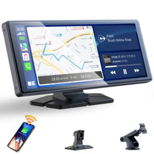 10 Zoll Wireless Apple Carplay Android Auto Tragbares Autoradio GPS Navigation - Bild 1 von 9