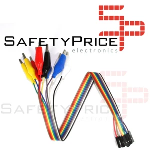 10x CABLE PINZAS COCODRILO A DUPONT HEMBRA Arduino Micro:bit - Imagen 1 de 2