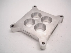 NASCAR 1" THICK TAPERED BORE 4 HOLE HOLLEY 4150 CARBURETOR SPACER XFINITY #326 - Picture 1 of 5