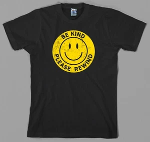 Camicia Be Kind Please Rewind vhs vcr videocassetta registratore vintage anni '80 '90 - Foto 1 di 10