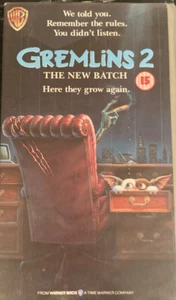 RARE Vintage 1990 GREMLINS 2 VHS Tape PES11886 - Picture 1 of 4