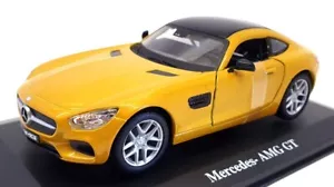 Burago 1/32 Scale #18 42023 - Mercedes Benz AMG GT - Yellow - Picture 1 of 5