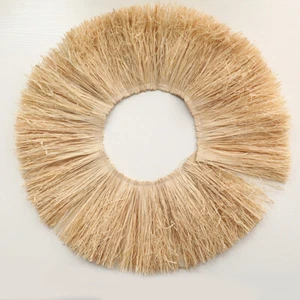 1M 15cm Wide DIY Fringe Raffia Grass Wall Hanging Decor Ethnic Tassel Background - Picture 1 of 6
