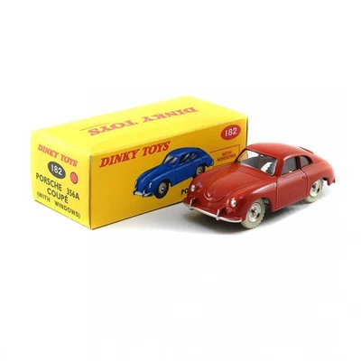 Atlas French Dinky Toys 182 Porsche 356A Coupe vermelho - Imagem 1 de 3