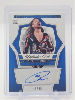 SHINSUKE NAKAMURA 2024 NATIONAL TREASURES WWE DEFINITIVE INK AUTO /49 Q2550 - Image 1 of 2